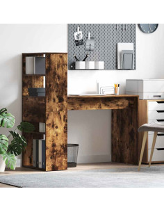 Scrivania Rovere fumé 113 x 54 x 120 cm Legno multistrato