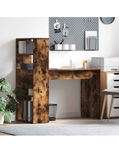 Scrivania Rovere fumé 113 x 54 x 120 cm Legno multistrato
