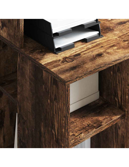 Scrivania Rovere fumé 90 x 48 x 101,5 cm Legno multistrato