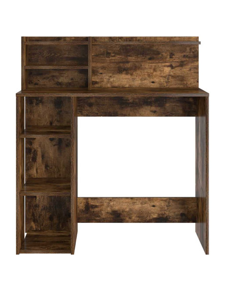 Scrivania Rovere fumé 90 x 48 x 101,5 cm Legno multistrato