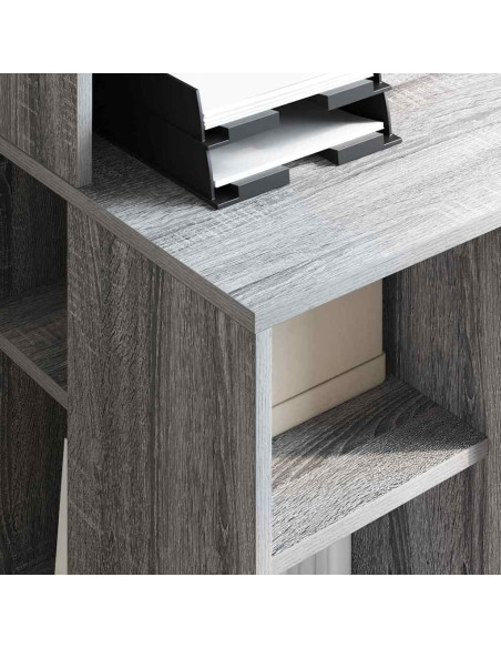 Scrivania Grigio Sonoma 90 x 48 x 101,5 cm Legno multistrato
