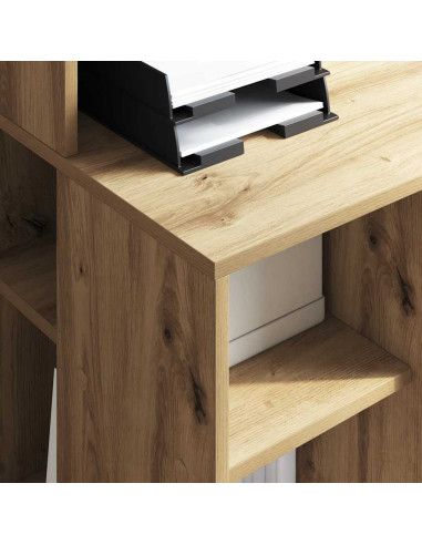 Scrivania con lo scaffale Rovere artigianale 90 x 48 x 101,5 cm