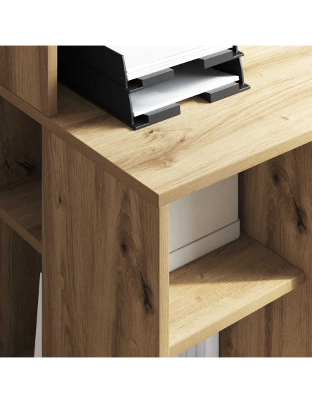 Scrivania con lo scaffale Rovere artigianale 90 x 48 x 101,5 cm