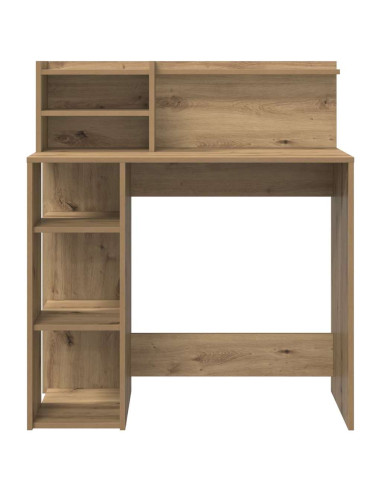 Scrivania con lo scaffale Rovere artigianale 90 x 48 x 101,5 cm