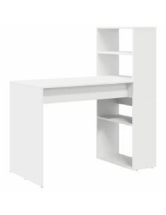 Scrivania Bianco 113 x 54 x 120 cm Legno multistrato 2