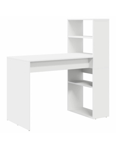 Scrivania Bianco 113 x 54 x 120 cm Legno multistrato