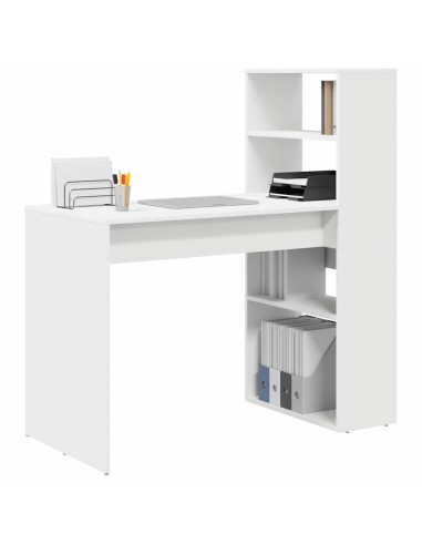 Scrivania Bianco 113 x 54 x 120 cm Legno multistrato