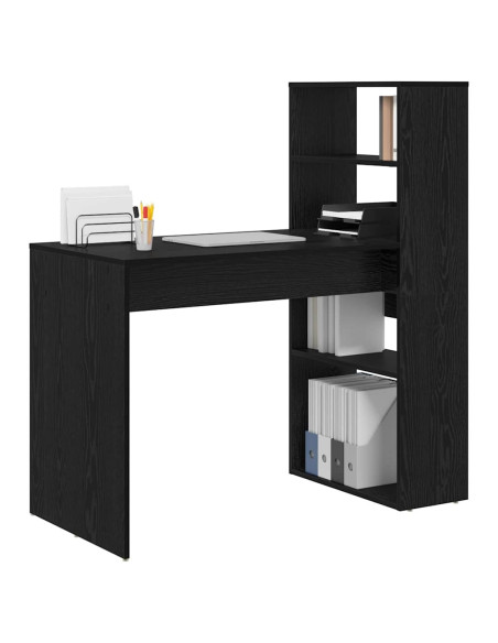 Scrivania Rovere Nero 113 x 54 x 120 cm Legno multistrato