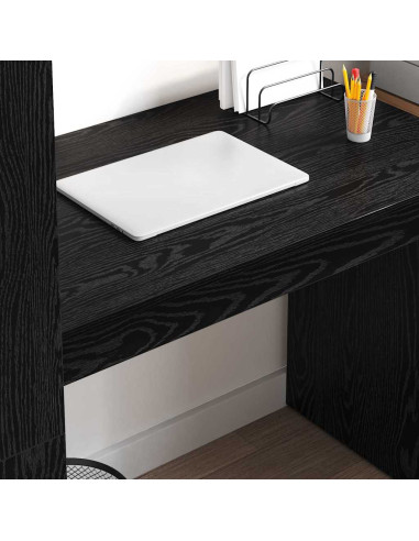 Scrivania Rovere Nero 113 x 54 x 120 cm Legno multistrato