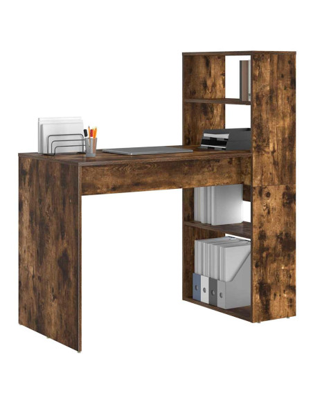 Scrivania Rovere fumé 113 x 54 x 120 cm Legno multistrato