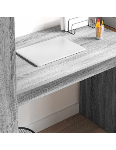 Scrivania Grigio Sonoma 113 x 54 x 120 cm Legno multistrato