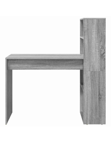 Scrivania Grigio Sonoma 113 x 54 x 120 cm Legno multistrato
