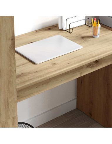 Scrivania con lo scaffale Rovere artigianale 113 x 54 x 120 cm