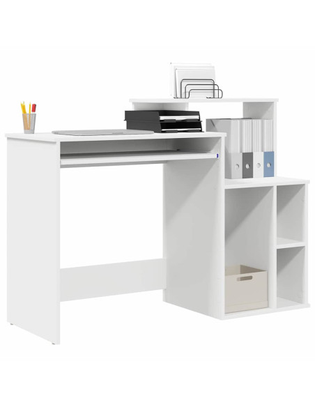 Scrivania Bianco 120,5 x 44 x 88,5 cm Legno multistrato