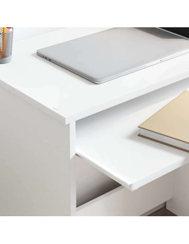 Scrivania Bianco 120,5 x 44 x 88,5 cm Legno multistrato