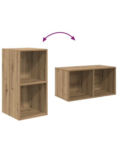 Set mobile TV 3 pcs Rovere artigianale Legno multistrato