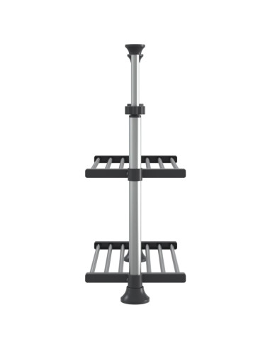 Ripiano da Cucina 50x25x(50-70) cm in Alluminio