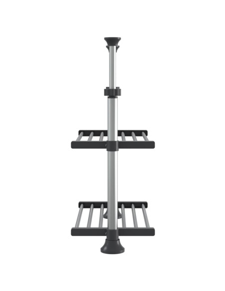 Ripiano da Cucina 50x25x(50-70) cm in Alluminio