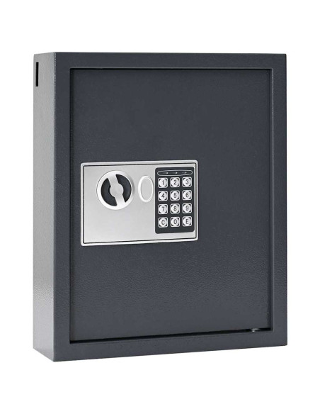 Cassetta di sicurezza digitale Grigio scuro 30 x 10 x 36,5 cm