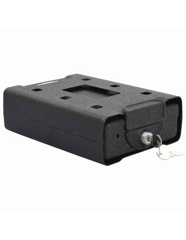 Cassaforte per Auto con blocco Nero 22 x 16 x 7 cm Acciaio