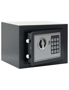 Cassetta di sicurezza digitale Grigio scuro 23 x 17 x 17 cm