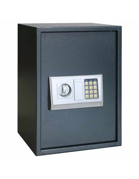 Cassetta di sicurezza digitale Grigio scuro 35 x 31 x 50 cm