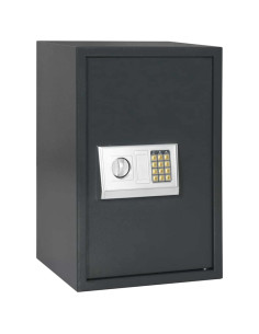 Cassetta di sicurezza digitale Grigio scuro 40 x 35 x 60 cm