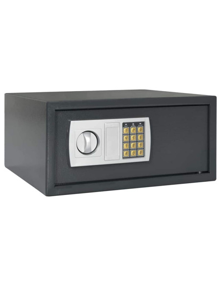Cassetta di sicurezza digitale Grigio scuro 42 x 37 x 20 cm