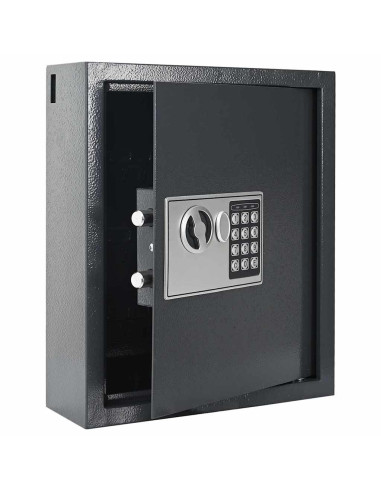 Cassetta di sicurezza digitale Grigio scuro 30 x 10 x 36,5 cm