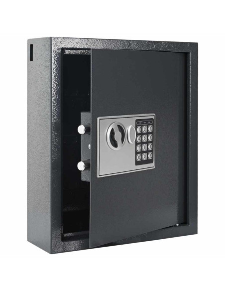 Cassetta di sicurezza digitale Grigio scuro 30 x 10 x 36,5 cm