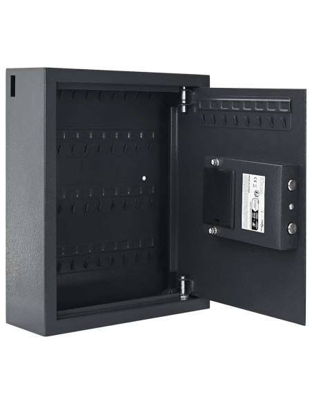 Cassetta di sicurezza digitale Grigio scuro 30 x 10 x 36,5 cm