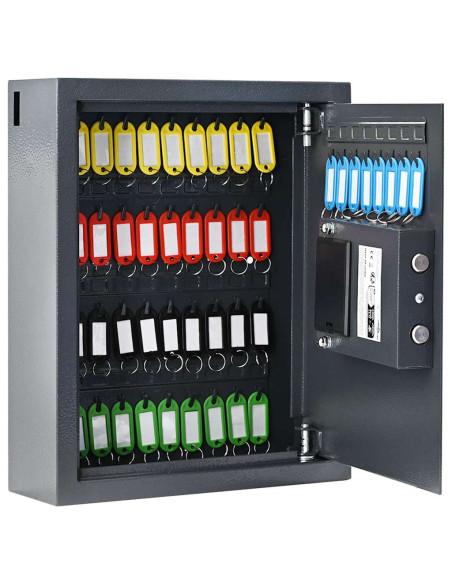 Cassetta di sicurezza digitale Grigio scuro 30 x 10 x 36,5 cm