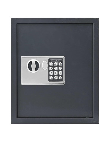 Cassetta di sicurezza digitale Grigio scuro 30 x 10 x 36,5 cm