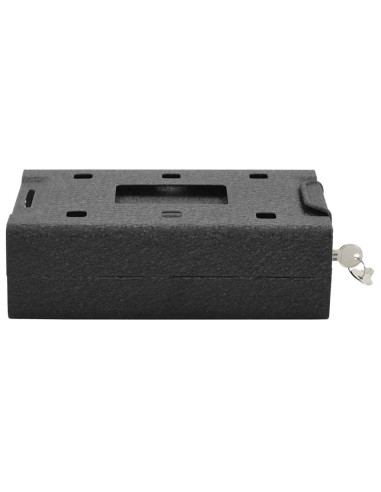 Cassaforte per Auto con blocco Nero 22 x 16 x 7 cm Acciaio