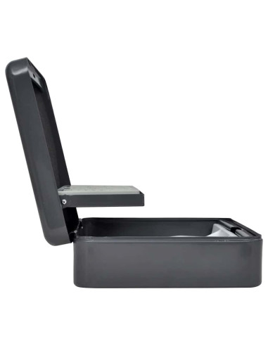 Scatola per Contanti Grigio scuro 30 x 24 x 9 cm Acciaio