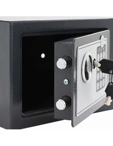 Cassetta di sicurezza digitale Grigio scuro 23 x 17 x 17 cm