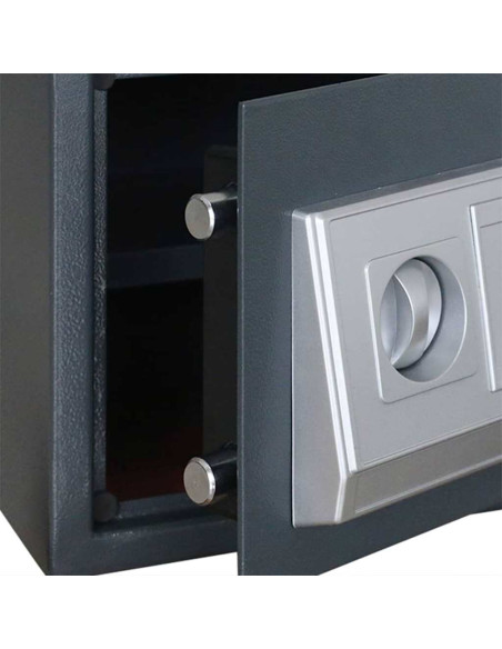 Cassetta di sicurezza digitale Grigio scuro 35 x 25 x 25 cm