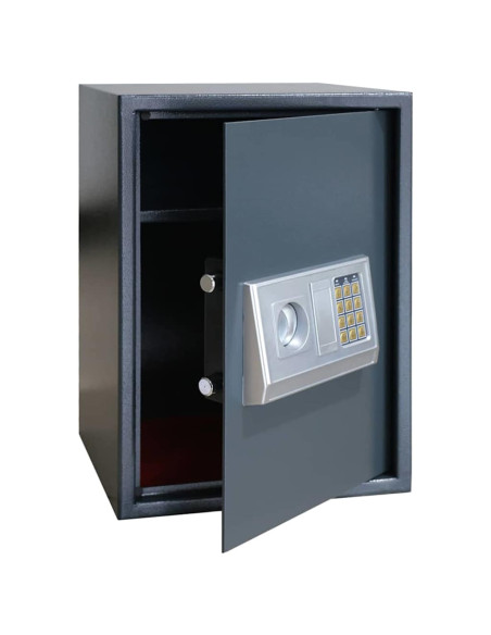 Cassetta di sicurezza digitale Grigio scuro 35 x 31 x 50 cm