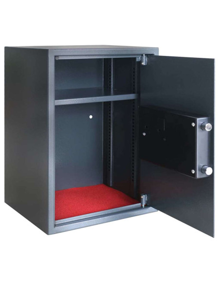 Cassetta di sicurezza digitale Grigio scuro 35 x 31 x 50 cm