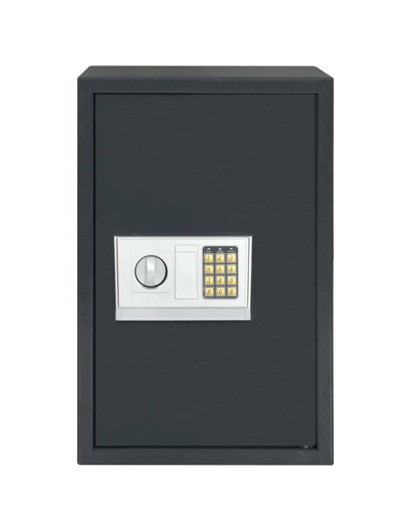Cassetta di sicurezza digitale Grigio scuro 40 x 35 x 60 cm