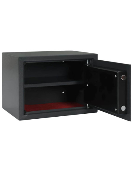 Cassetta di sicurezza digitale Grigio scuro 35 x 25 x 25 cm