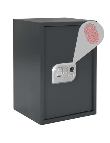 Cassetta di sicurezza digitale Grigio scuro 35 x 31 x 50 cm
