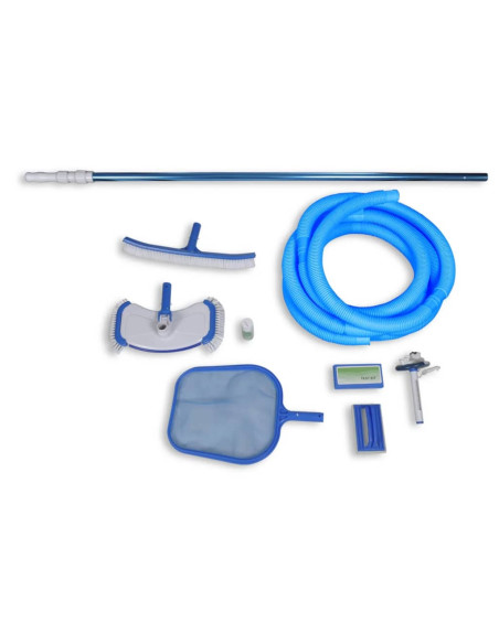 Set accessori di pulizia e manutenzione per piscina