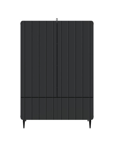 Credenza Nero 66 x 34,5 x 97 cm Legno ingegnerizzato