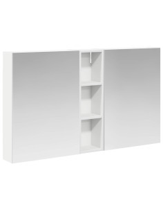 Set di Armadi da Bagno con lo scaffale 3 pcs 120 x 14,5 x 70 cm 2
