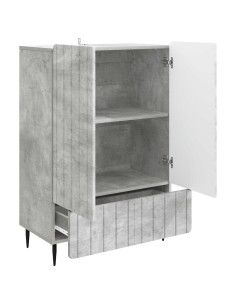 Credenza Grigio Cemento 66 x 34,5 x 97 cm Legno ingegnerizzato 2