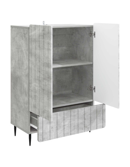 Credenza Grigio Cemento 66 x 34,5 x 97 cm Legno ingegnerizzato