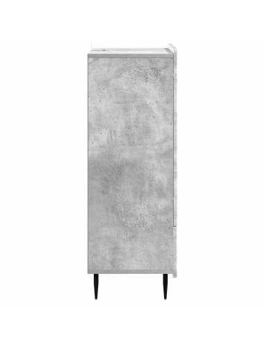 Credenza Grigio Cemento 66 x 34,5 x 97 cm Legno ingegnerizzato