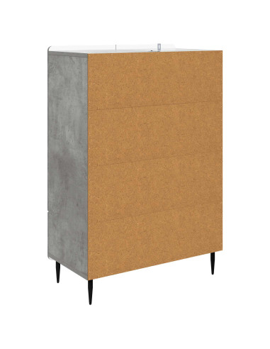Credenza Grigio Cemento 66 x 34,5 x 97 cm Legno ingegnerizzato