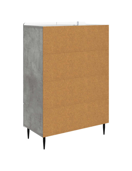 Credenza Grigio Cemento 66 x 34,5 x 97 cm Legno ingegnerizzato